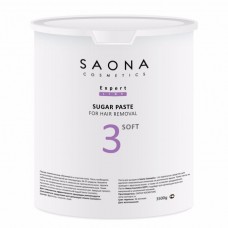 Сахарная паста для шугаринга Saona Cosmetics 3 SOFT Мягкая 3500гр